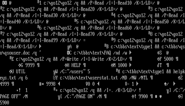 ANSI art: MENU4300.CTL